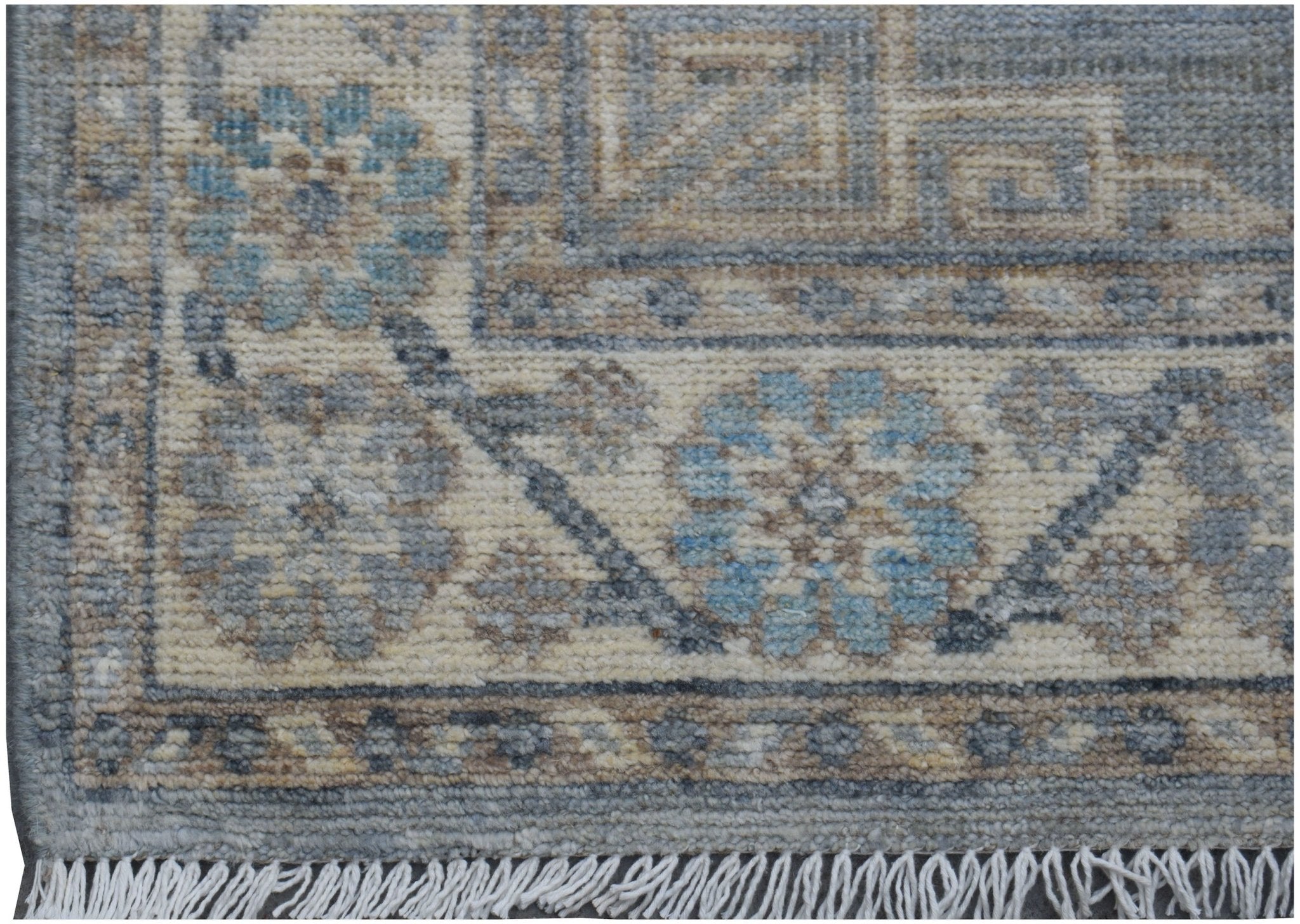 Handmade Afghan Chobi Hallway Runner | 404 x 84 cm | 13'3" x 2'9" - Najaf Rugs & Textile