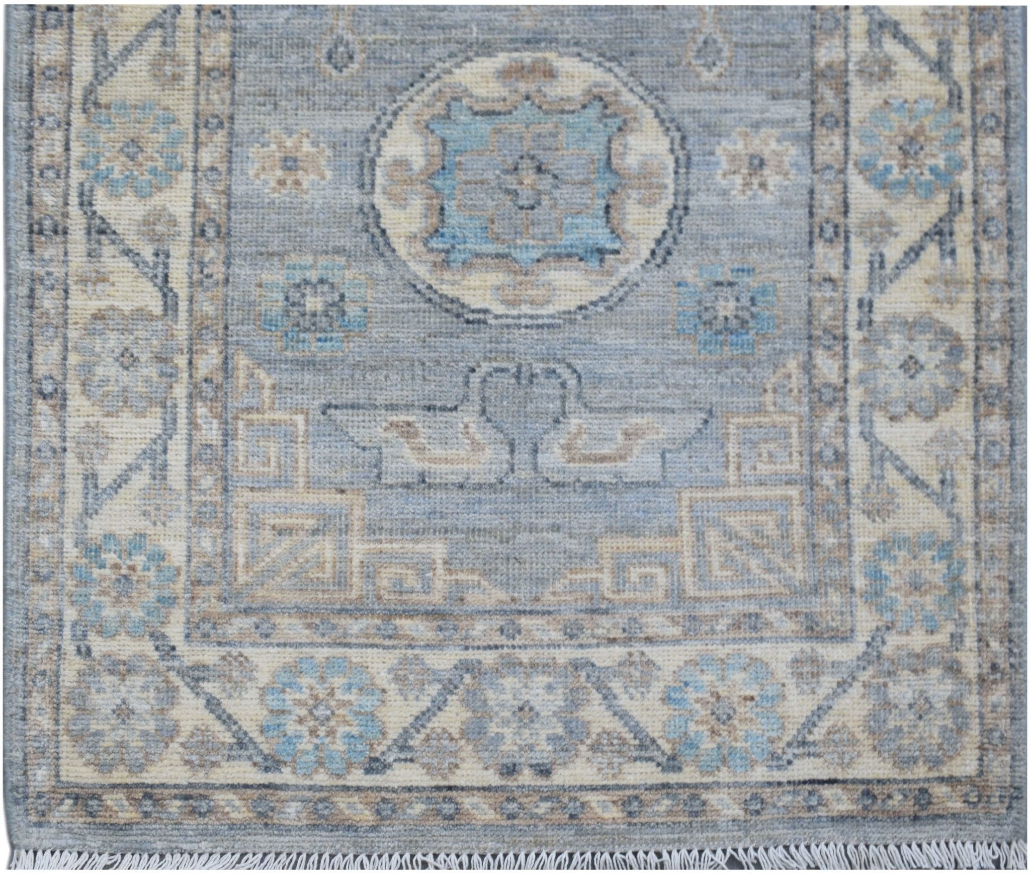 Handmade Afghan Chobi Hallway Runner | 404 x 84 cm | 13'3" x 2'9" - Najaf Rugs & Textile