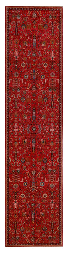 Handmade Afghan Chobi Hallway Runner | 521 x 121 cm | 17'1" x 4' - Najaf Rugs & Textile