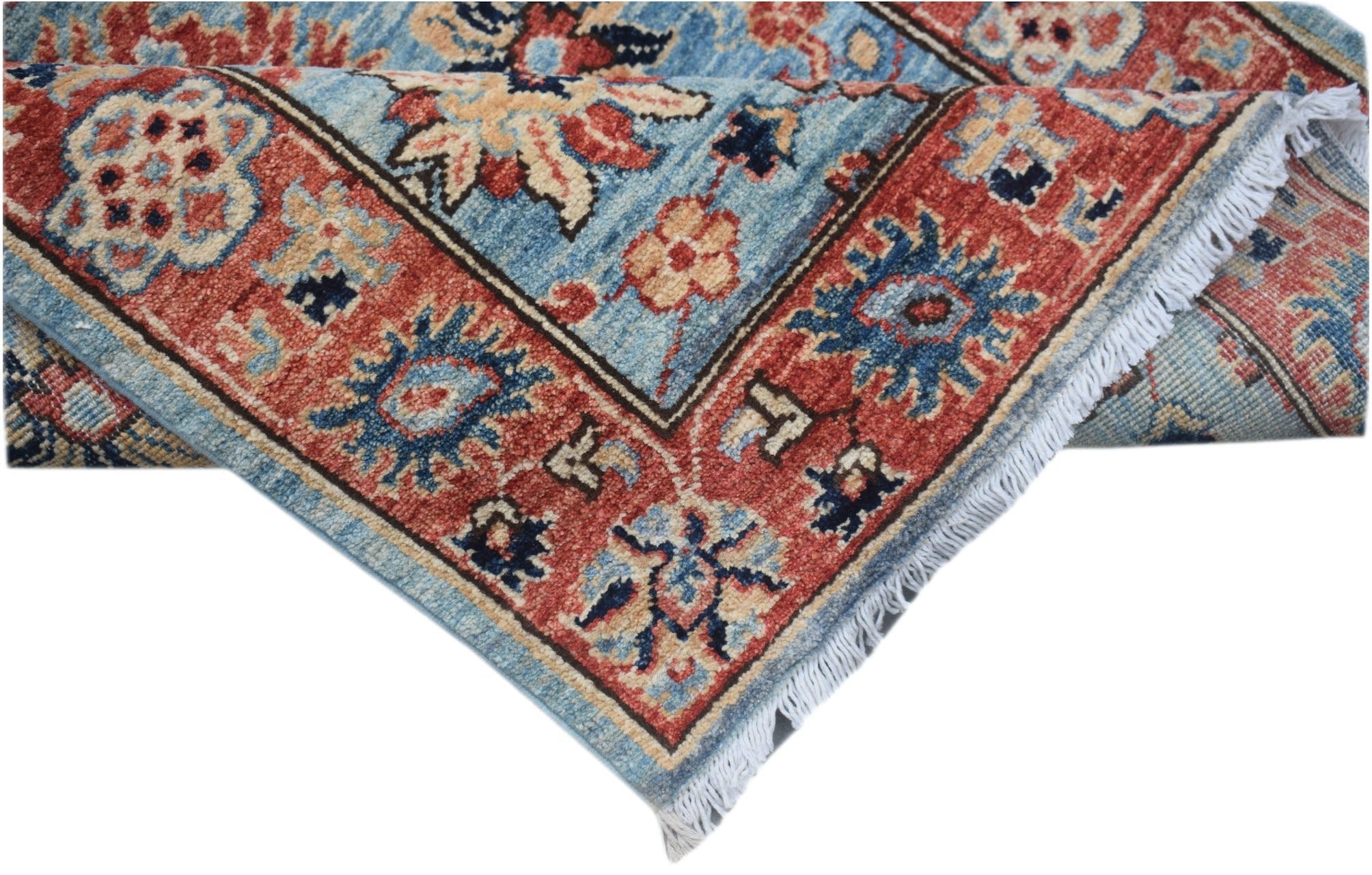 Handmade Afghan Chobi Hallway Runner | 592 x 80 cm | 19'5" x 2'8" - Najaf Rugs & Textile