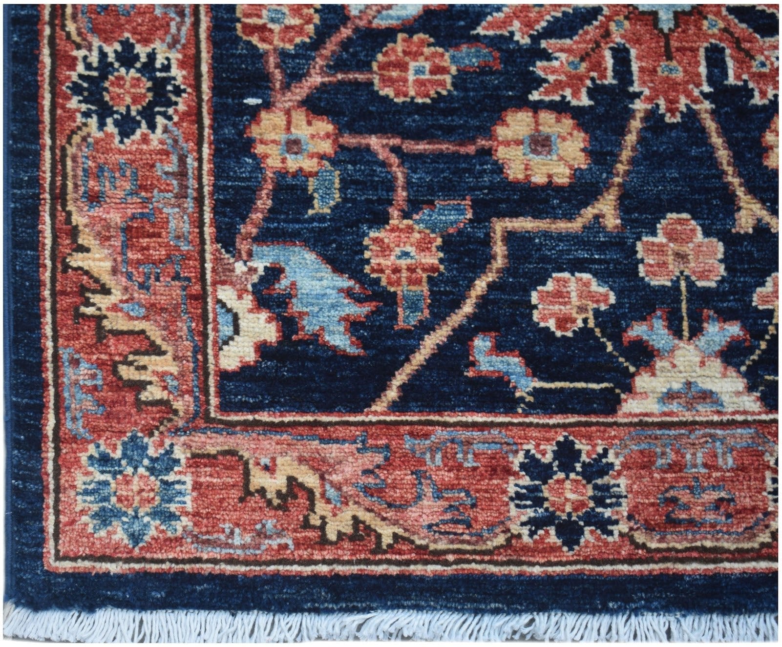 Handmade Afghan Chobi Hallway Runner | 592 x 80 cm | 19'5" x 2'8" - Najaf Rugs & Textile