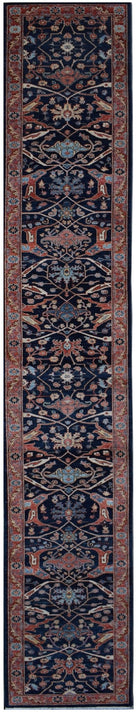 Handmade Afghan Chobi Hallway Runner | 592 x 80 cm | 19'5" x 2'8" - Najaf Rugs & Textile