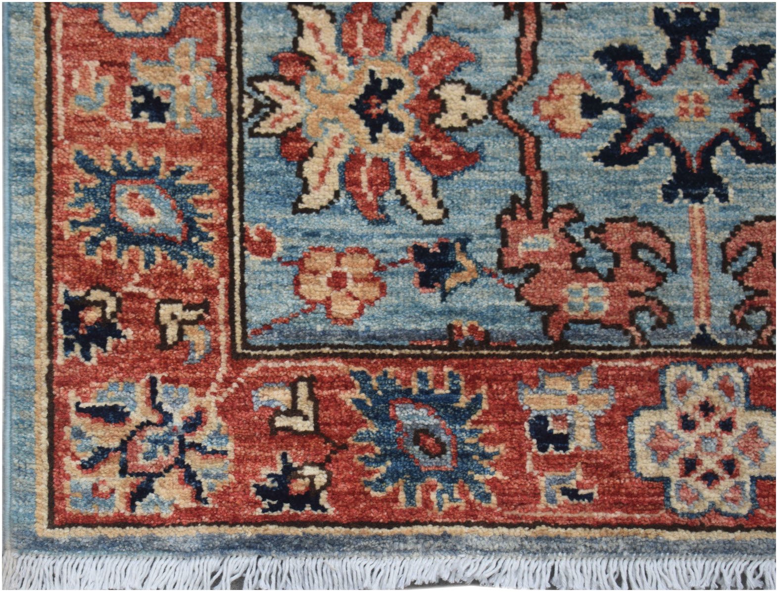 Handmade Afghan Chobi Hallway Runner | 592 x 80 cm | 19'5" x 2'8" - Najaf Rugs & Textile