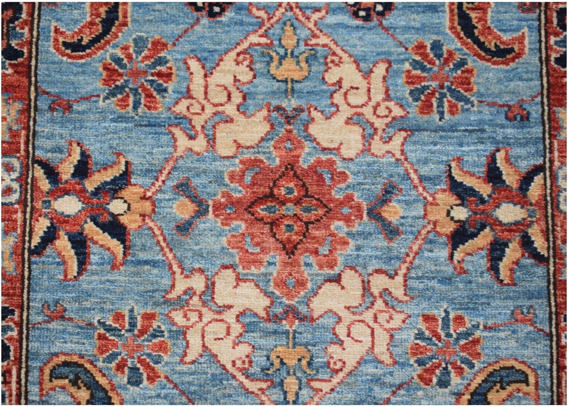 Handmade Afghan Chobi Hallway Runner | 592 x 80 cm | 19'5" x 2'8" - Najaf Rugs & Textile