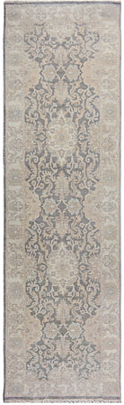 Handmade Afghan Chobi Hallway Runner | Bamyan Collection | 247 x 72 cm | 8'2" x 2'6" - Najaf Rugs & Textile