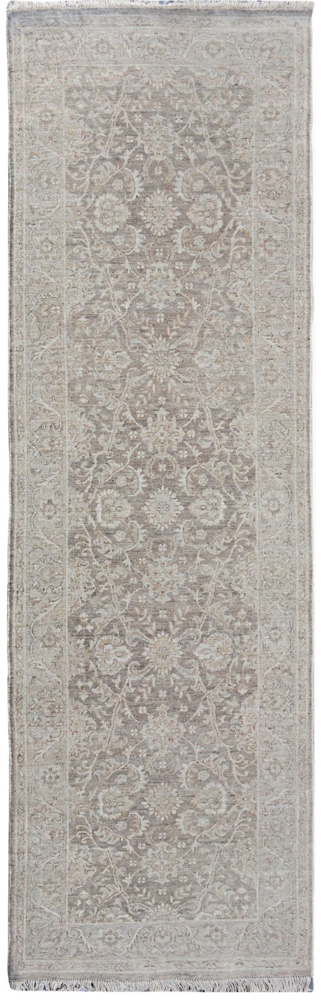 Handmade Afghan Chobi Hallway Runner | Bamyan Collection | 250 x 80 cm | 8'3" x 2'8" - Najaf Rugs & Textile