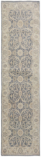 Handmade Afghan Chobi Hallway Runner | Bamyan Collection | 289 x 76 cm | 9'6" x 2'6" - Najaf Rugs & Textile