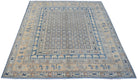 Handmade Afghan Chobi Pazyryk Rug | 293 x 240 cm | 9'8" x 7'11" - Najaf Rugs & Textile