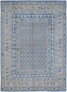 Handmade Afghan Chobi Pazyryk Rug | 293 x 240 cm | 9'8" x 7'11" - Najaf Rugs & Textile