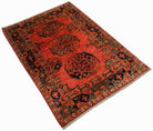 Handmade Afghan Chobi Prayer Rug | 144 x 103 cm | 4'9" x 3'4" - Najaf Rugs & Textile