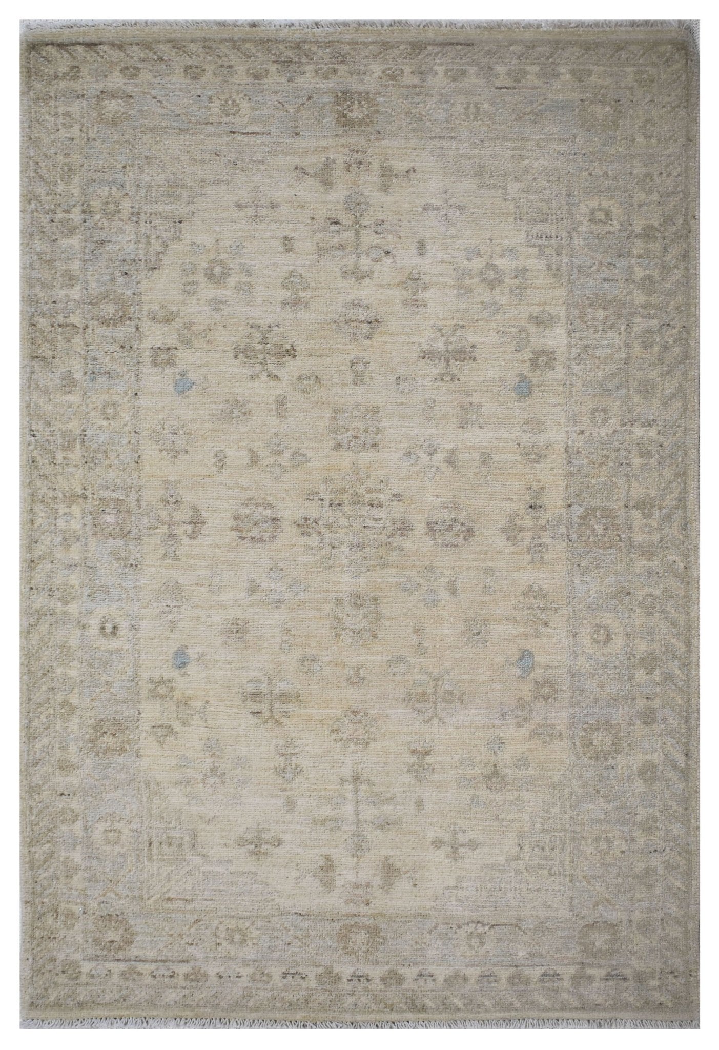 Handmade Afghan Chobi Rug | 178 x 119 cm | 5’8” x 3'9" - Najaf Rugs & Textile