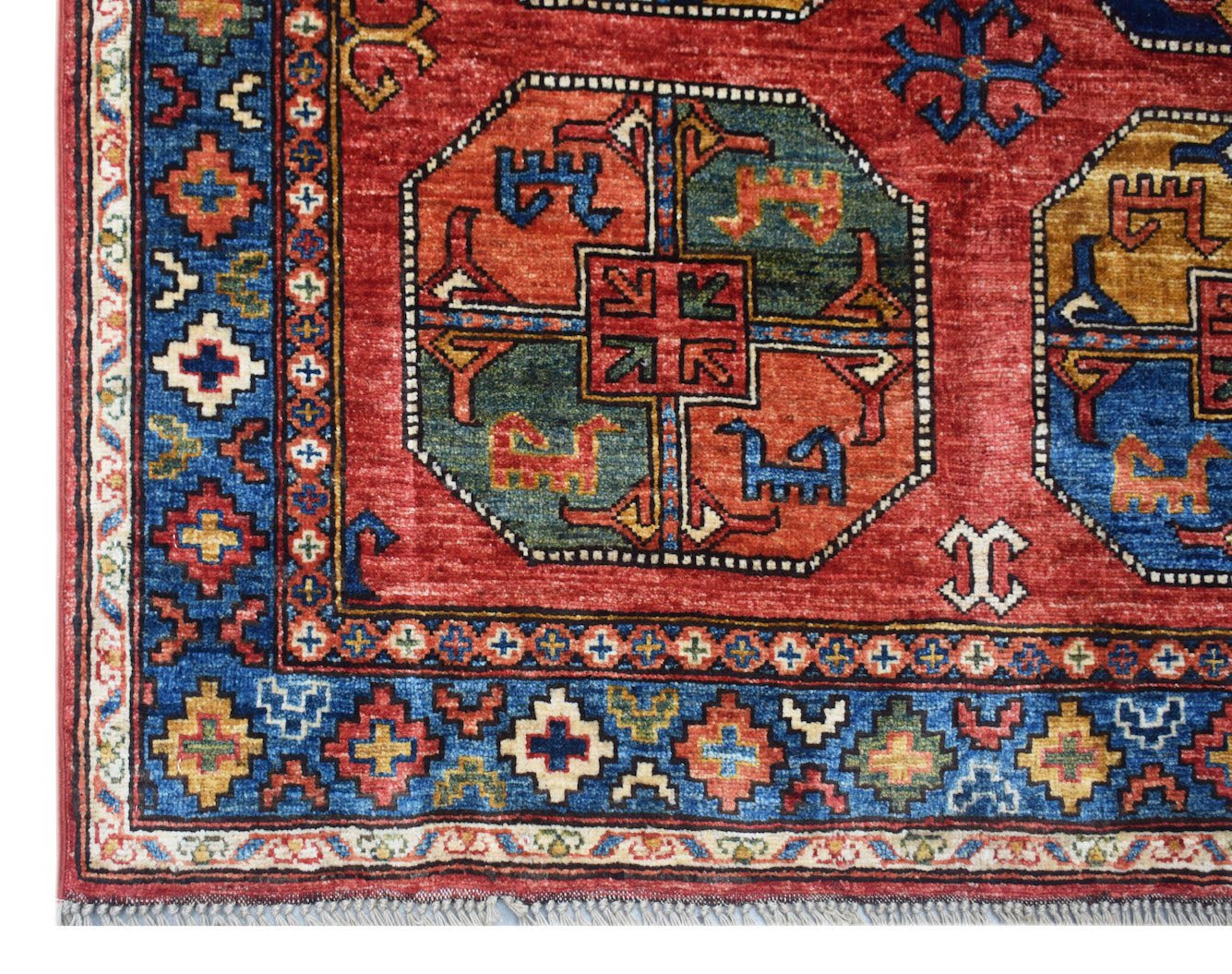 Handmade Afghan Chobi Rug | 185 x 124 cm | 6'1" x 4'1" - Najaf Rugs & Textile