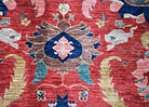 Handmade Afghan Chobi Rug | 205 x 203 cm | 6'9" x 6'8" - Najaf Rugs & Textile