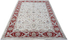 Handmade Afghan Chobi Rug | 231 x 170 cm | 7'7" x 5'7" - Najaf Rugs & Textile