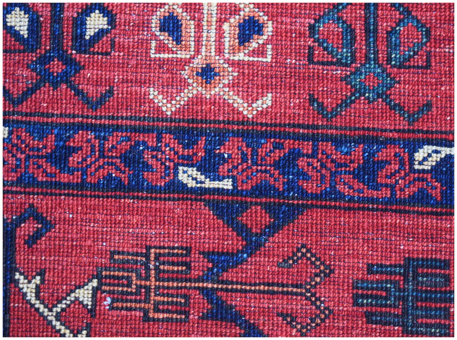 Handmade Afghan Chobi Rug | 239 x 173 cm | 7'10" x 5'8" - Najaf Rugs & Textile