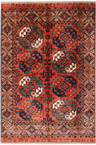 Handmade Afghan Chobi Rug | 249 x 170 cm | 8'2" x 5'7" - Najaf Rugs & Textile