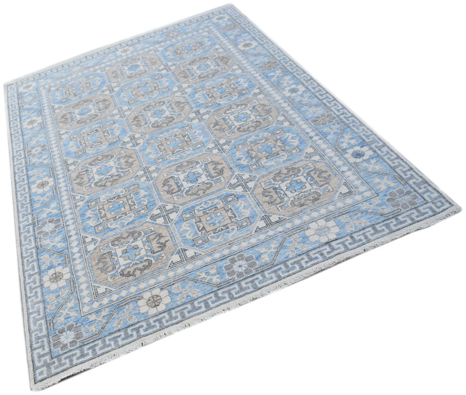 Handmade Afghan Chobi Rug | 278 x 190 cm | 9'2" x 6'3" - Najaf Rugs & Textile