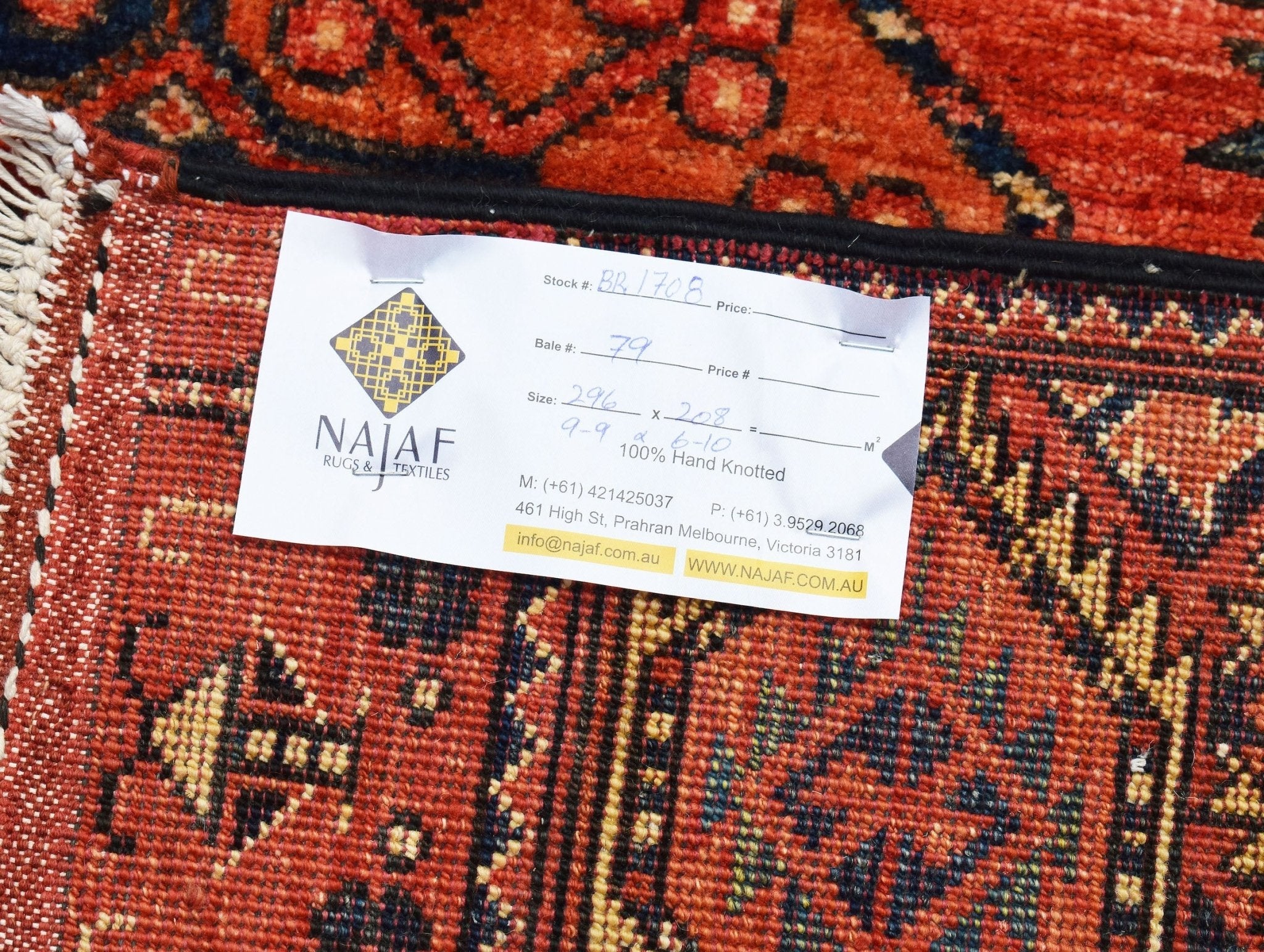 Handmade Afghan Chobi Rug | 296 x 208 cm | 9'9" x 6'10" - Najaf Rugs & Textile