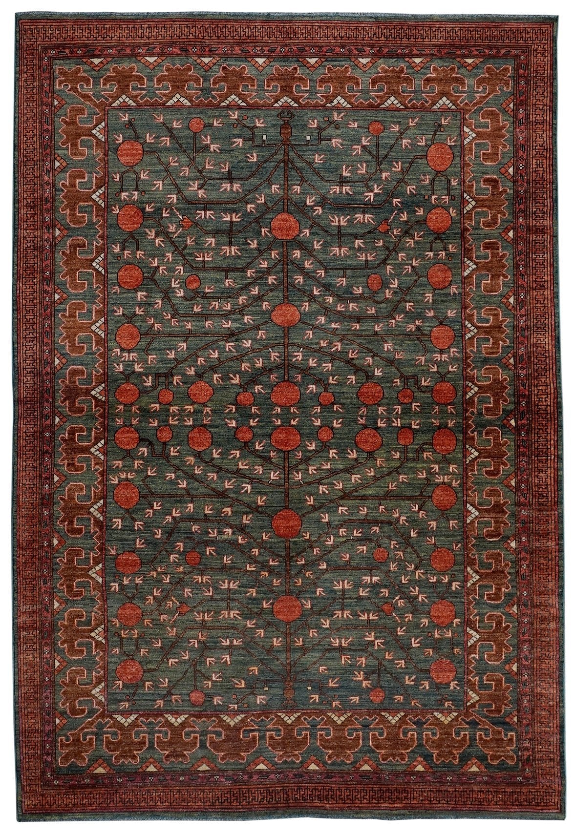 Handmade Afghan Chobi Rug | 300 x 205 cm - Najaf Rugs & Textile