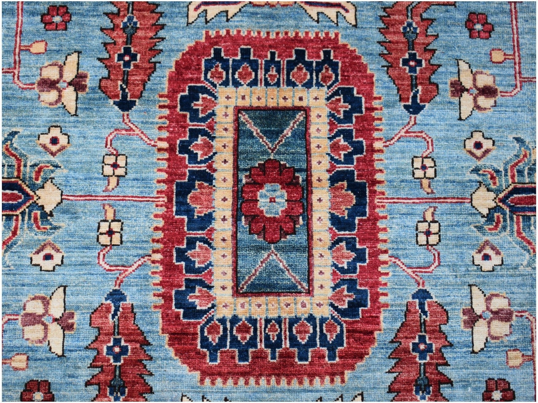 Handmade Afghan Chobi Rug | 307 x 247 cm | 10'1" x 8'2" - Najaf Rugs & Textile