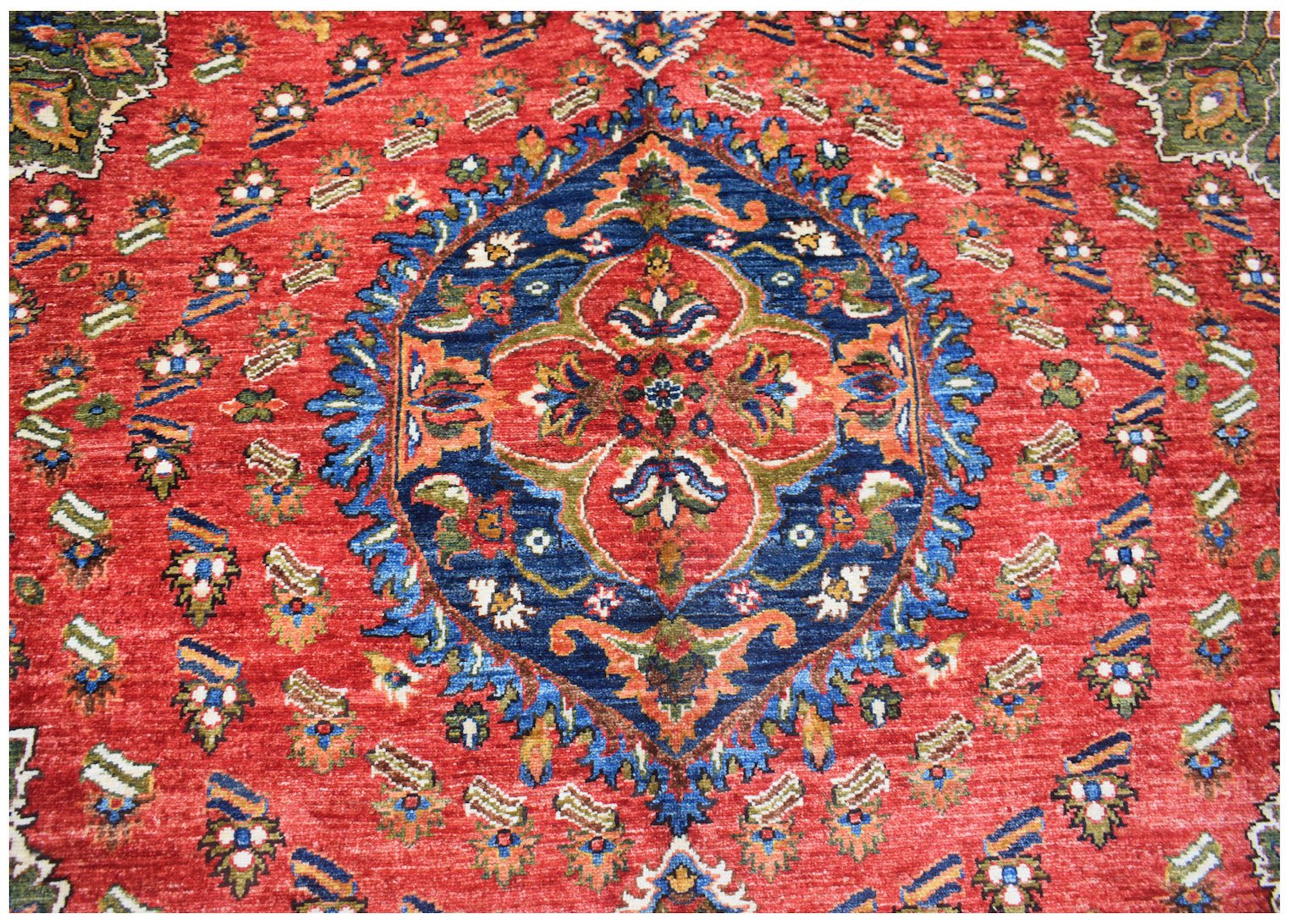 Handmade Afghan Chobi Rug | 313 x 251 cm | 10'3" x 8'3" - Najaf Rugs & Textile