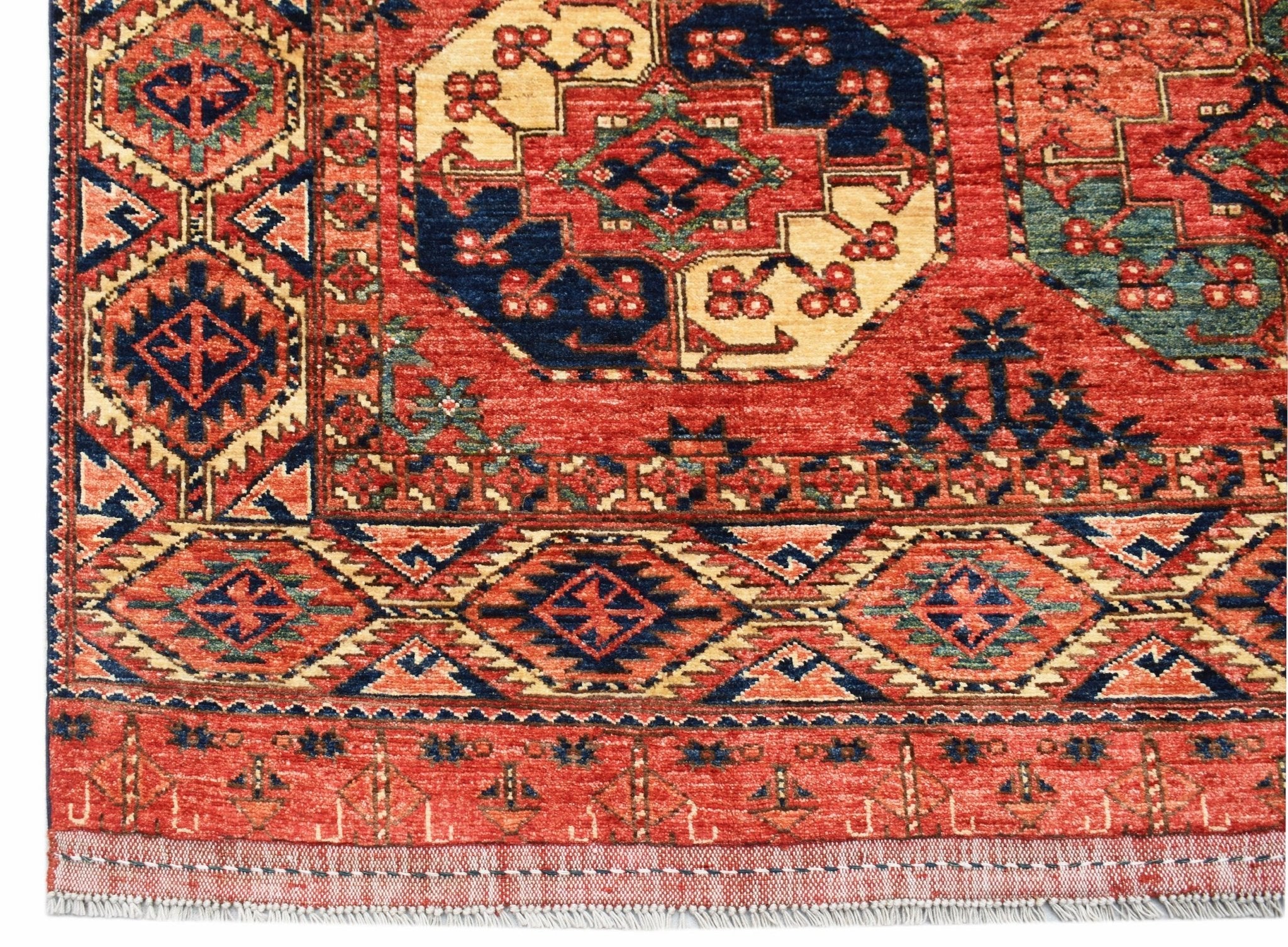 Handmade Afghan Chobi Rug | 316 x 202 cm | 10'5" x 6'7" - Najaf Rugs & Textile