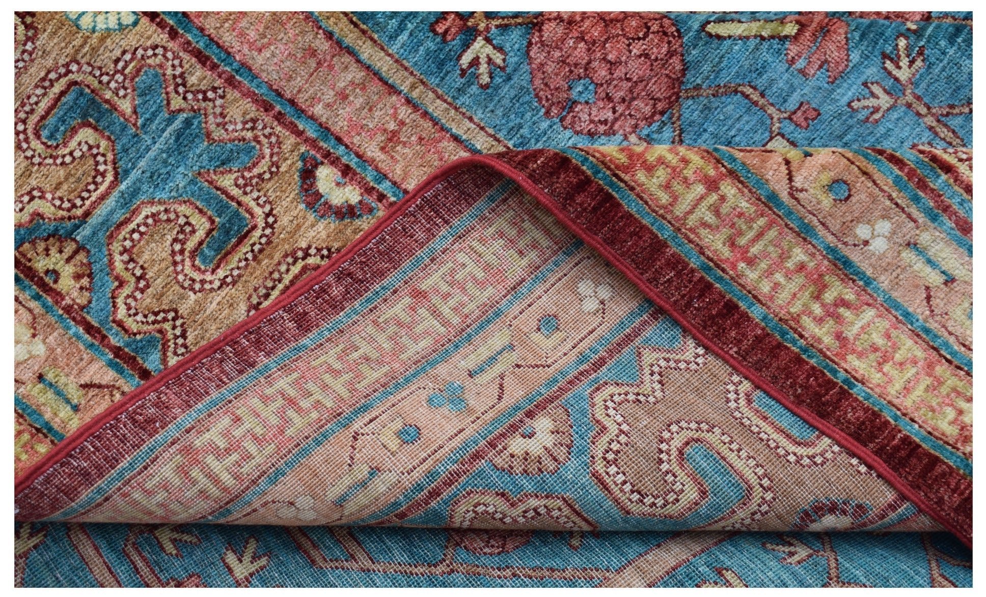 Handmade Afghan Chobi Rug | 318 x 246 cm | 10'5" x 8'1" - Najaf Rugs & Textile