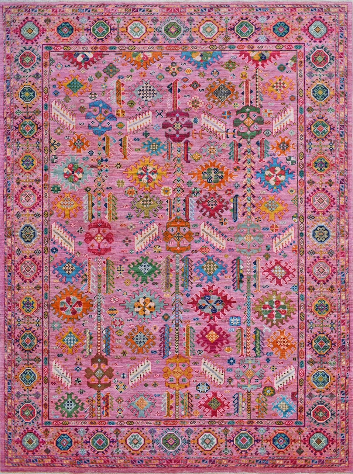 Handmade Afghan Chobi Rug | 324 x 238 cm | 10'6" x 7'8" - Najaf Rugs & Textile