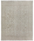 Handmade Afghan Chobi Rug | Bamyan Collection | 293 x 243 cm | 9'8" x 8' - Najaf Rugs & Textile