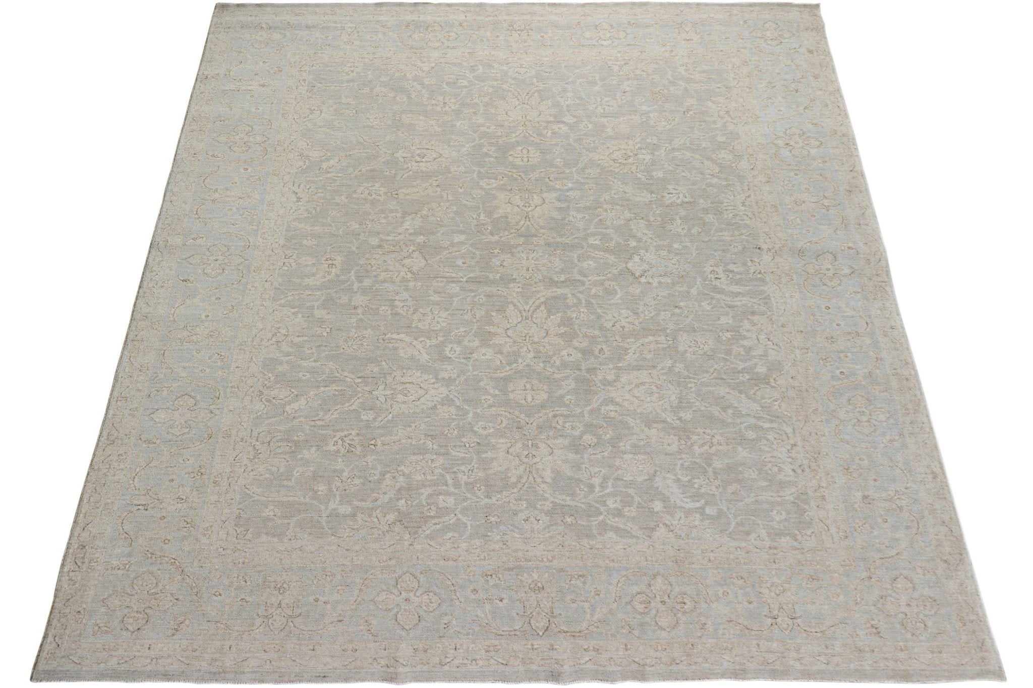 Handmade Afghan Chobi Rug | Bamyan Collection | 316 x 255 cm | 10'5" x 8'5" - Najaf Rugs & Textile