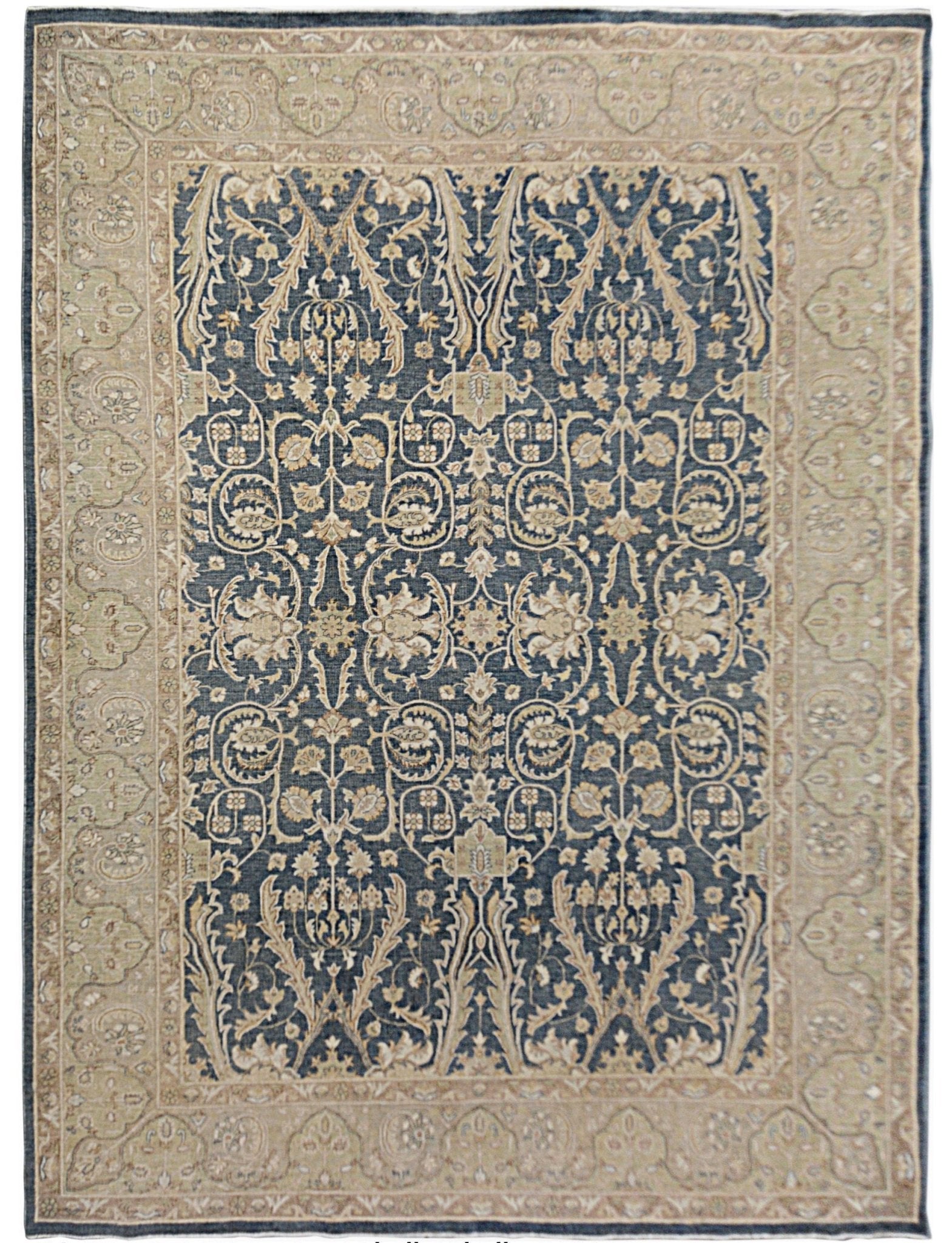 Handmade Afghan Chobi Rug | Bamyan Collection | 320 x 248 cm | 10'6" x 8'2" - Najaf Rugs & Textile