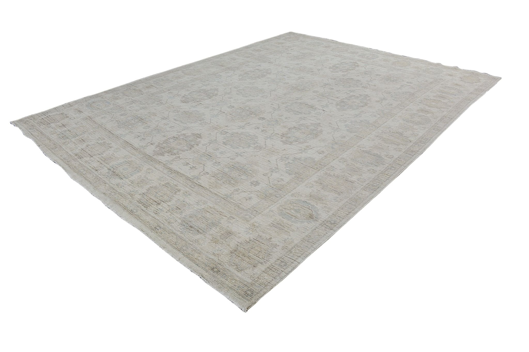 Handmade Afghan Chobi Rug | Bamyan Collection | 342 x 258 cm | 11'3" x 8'6" - Najaf Rugs & Textile