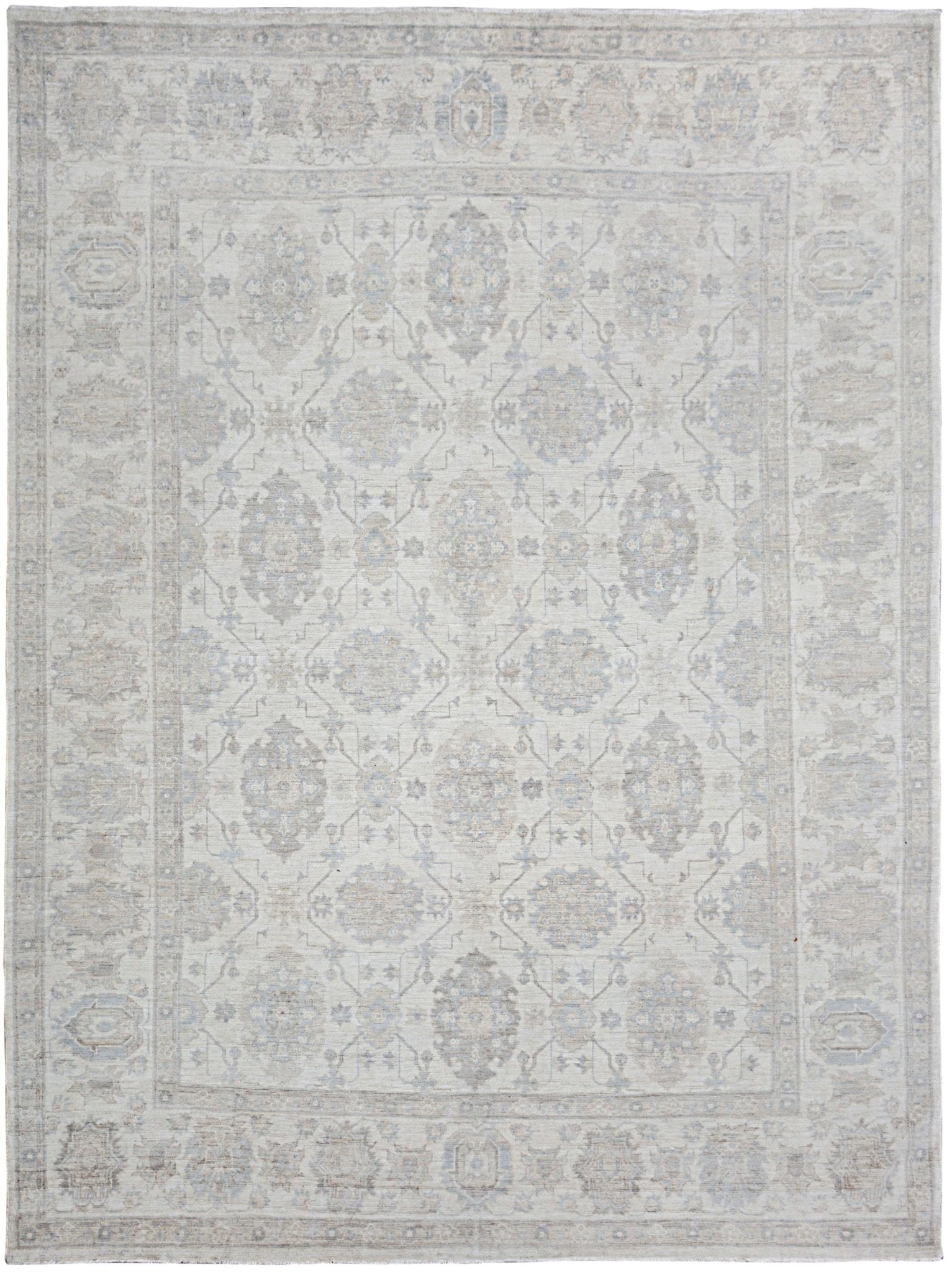 Handmade Afghan Chobi Rug | Bamyan Collection | 342 x 258 cm | 11'3" x 8'6" - Najaf Rugs & Textile