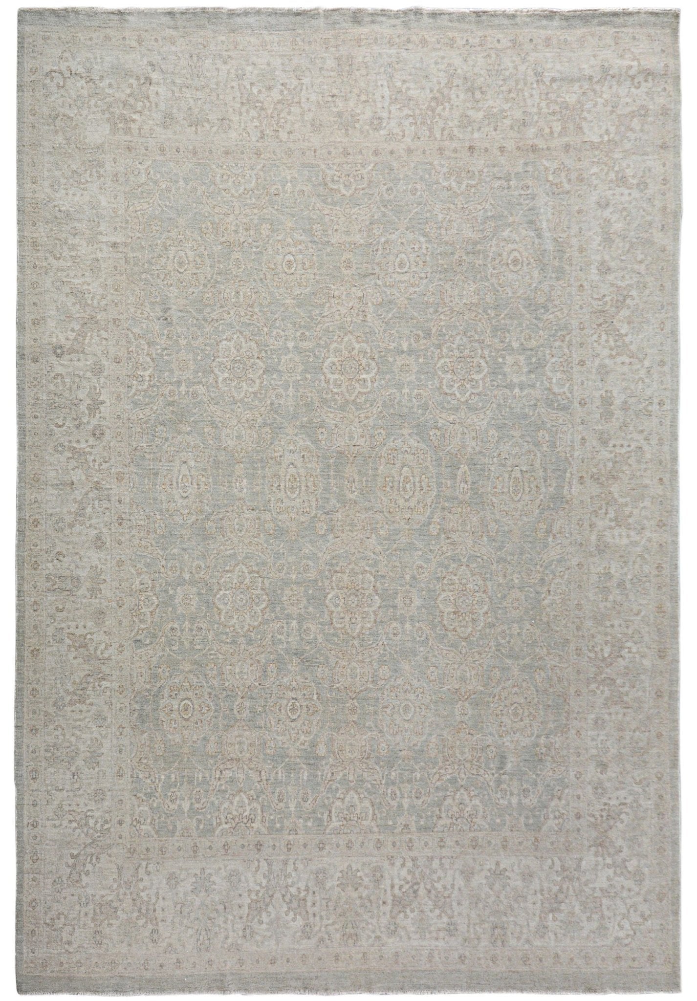 Handmade Afghan Chobi Rug | Bamyan Collection | 350 x 268 cm | 11'6" x 8'10" - Najaf Rugs & Textile