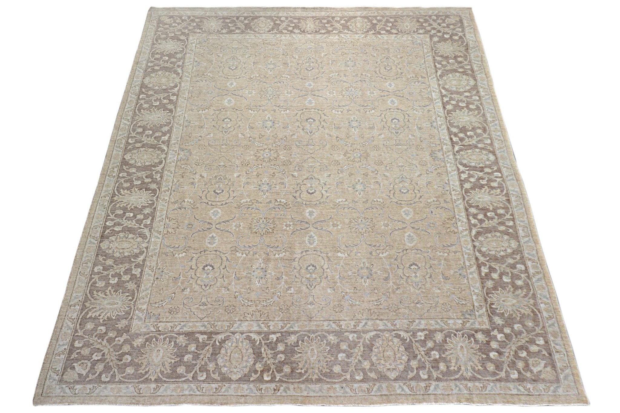 Handmade Afghan Chobi Rug | Bamyan Collection | 352 x 262 cm | 11'7" x 8'8" - Najaf Rugs & Textile