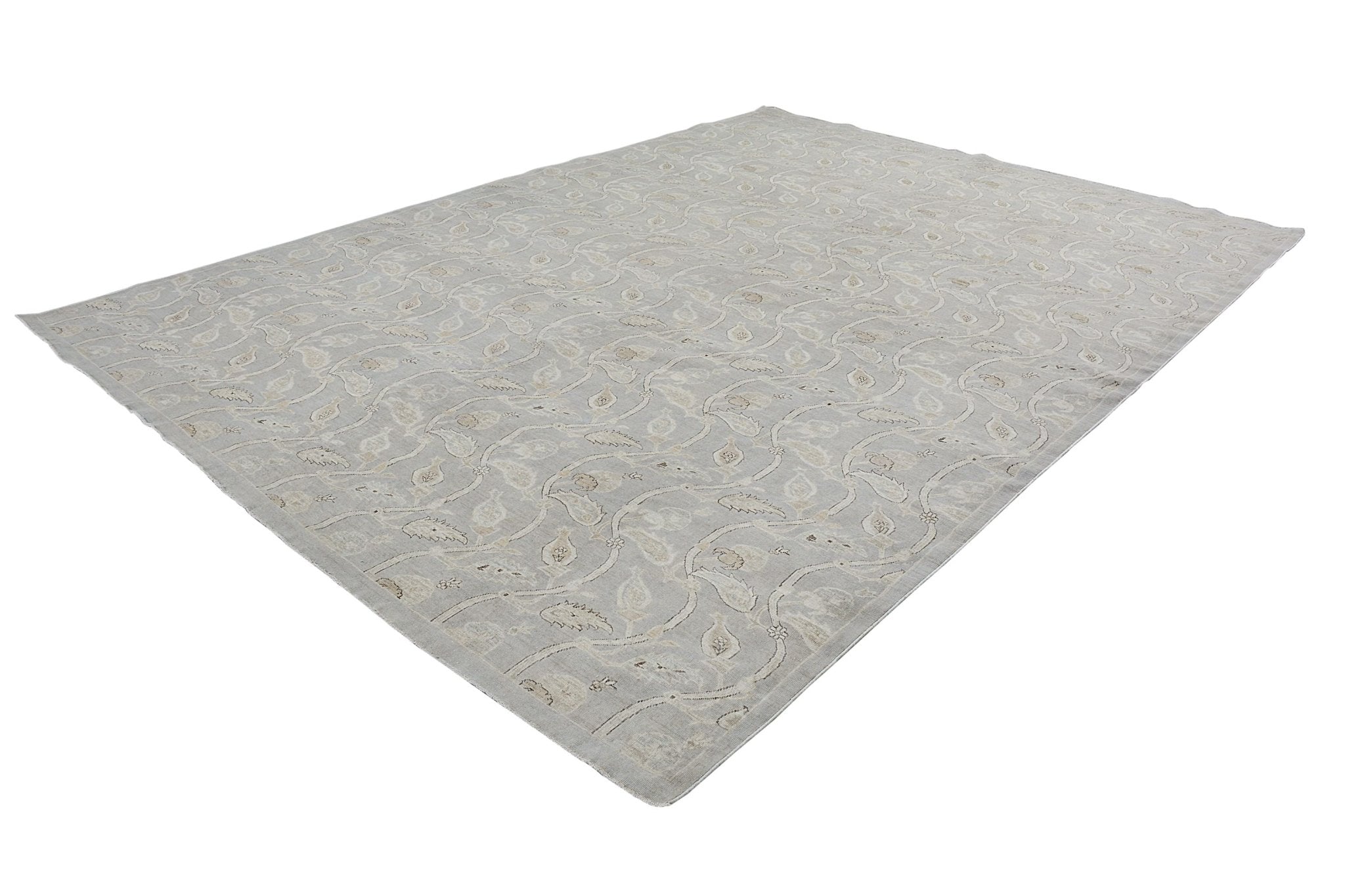 Handmade Afghan Chobi Rug | Bamyan Collection | 364 x 266 cm | 11'11" x 8'9" - Najaf Rugs & Textile