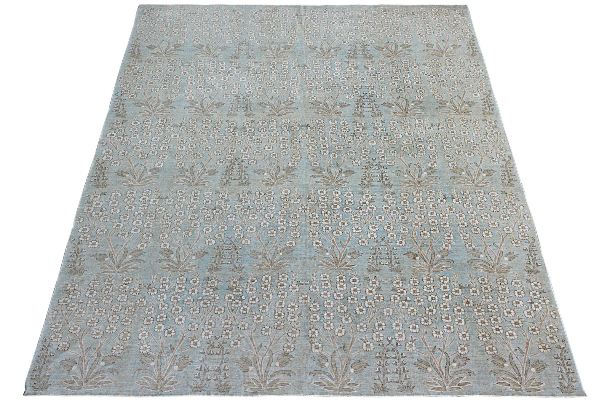 Handmade Afghan Chobi Rug | Bamyan Collection | 416 x 307 cm | 13'8" x 10'1 - Najaf Rugs & Textile