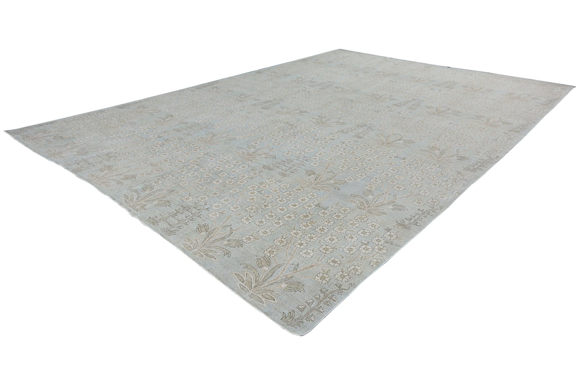 Handmade Afghan Chobi Rug | Bamyan Collection | 416 x 307 cm | 13'8" x 10'1 - Najaf Rugs & Textile