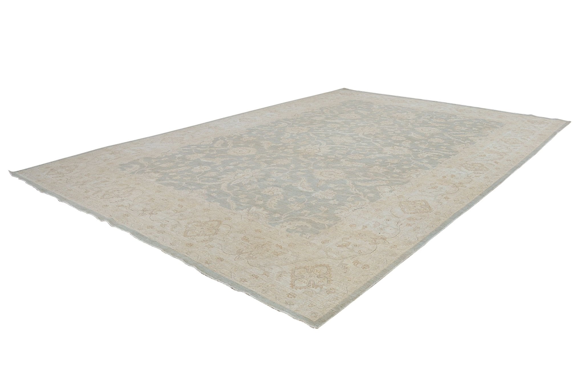 Handmade Afghan Chobi Rug | Bamyan Collection | 447 x 303 cm | 14'8" x 9'11" - Najaf Rugs & Textile