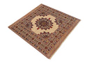 Handmade Afghan Herati Rug | 153 x 142 cm | 5'1" x 4' - Najaf Rugs & Textile