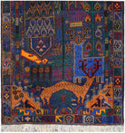 Handmade Afghan Hunting Design Hallway Runner | 266 x 85 cm | 8'9" x 2'10" - Najaf Rugs & Textile