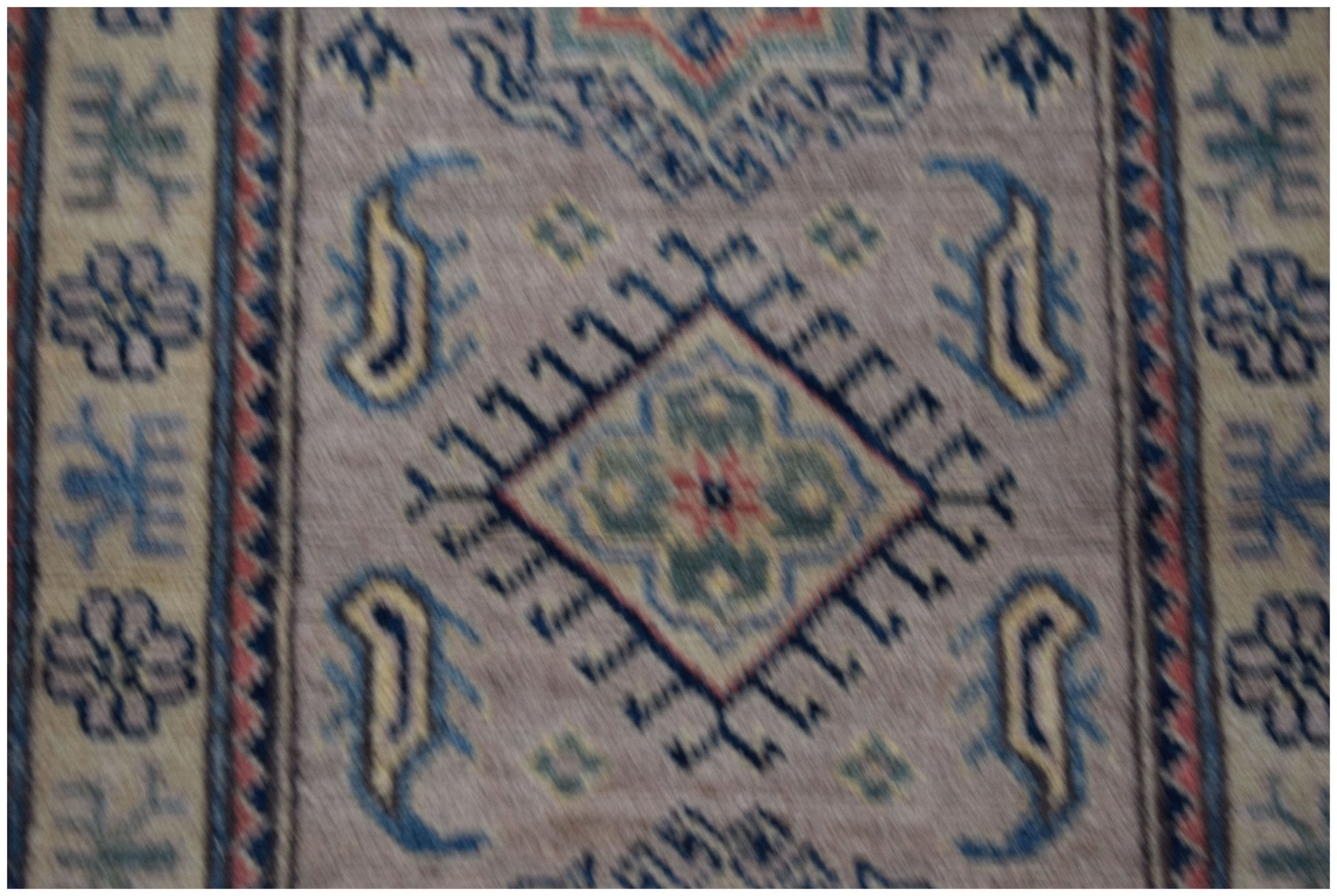 Handmade Afghan Kazakh Hallway Runner | 163 x 58 cm | 5'4" x 1'11" - Najaf Rugs & Textile