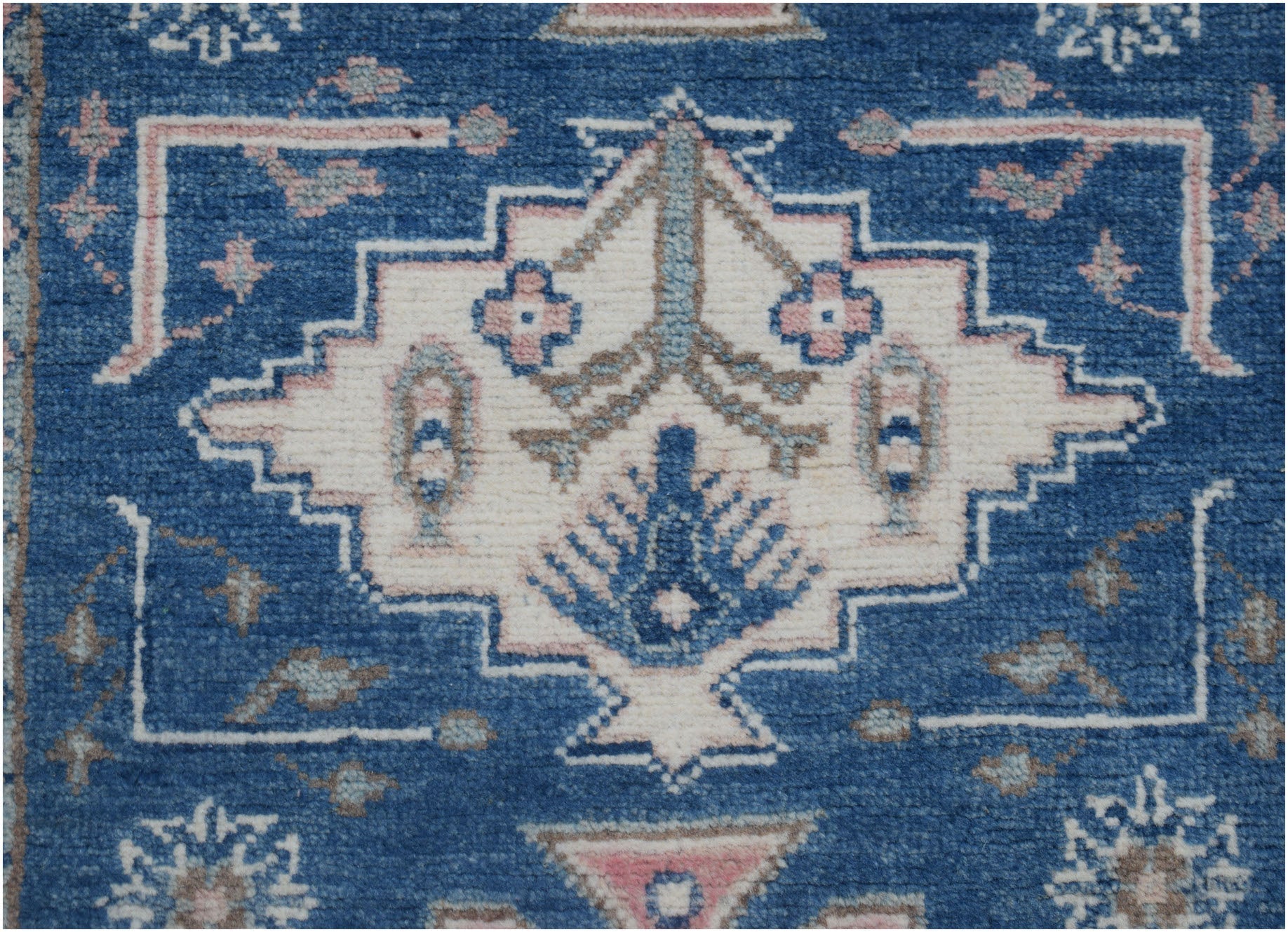 Handmade Afghan Kazakh Hallway Runner | 195 x 78 cm | 6'5" x 2'7" - Najaf Rugs & Textile