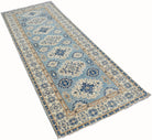 Handmade Afghan Kazakh Hallway Runner | 237 x 83 cm | 7'9" x 2'9" - Najaf Rugs & Textile