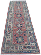 Handmade Afghan Kazakh Hallway Runner | 276 x 79 cm | 9'1" x 2'8" - Najaf Rugs & Textile