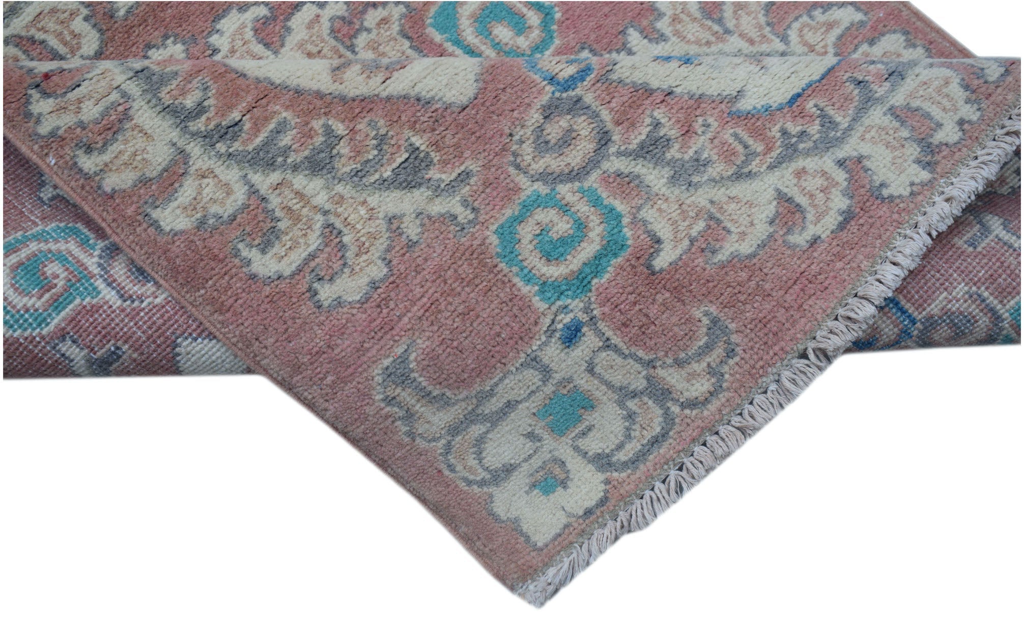 Handmade Afghan Kazakh Hallway Runner | 282 x 76 cm | 9'3" x 2'6" - Najaf Rugs & Textile