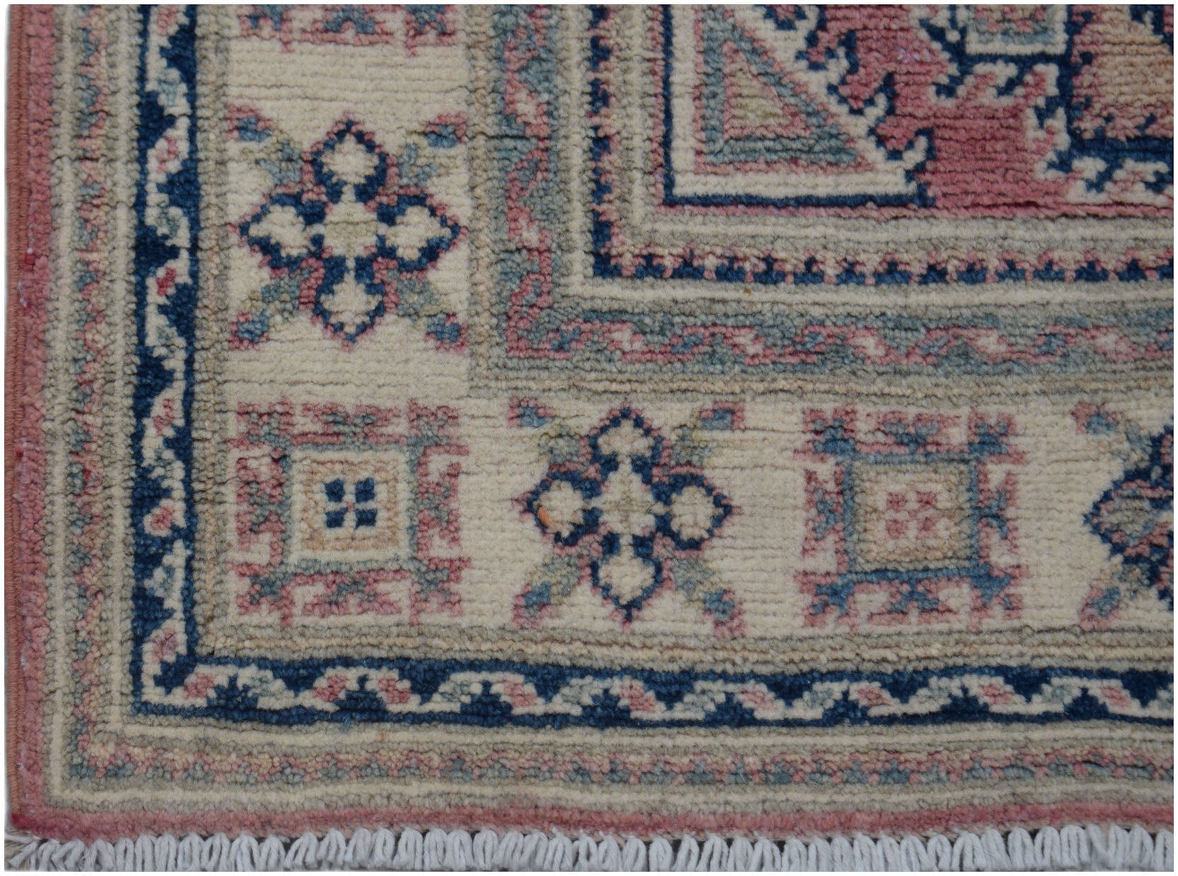 Handmade Afghan Kazakh Hallway Runner | 286 x 80 cm | 9'5" x 2'8" - Najaf Rugs & Textile