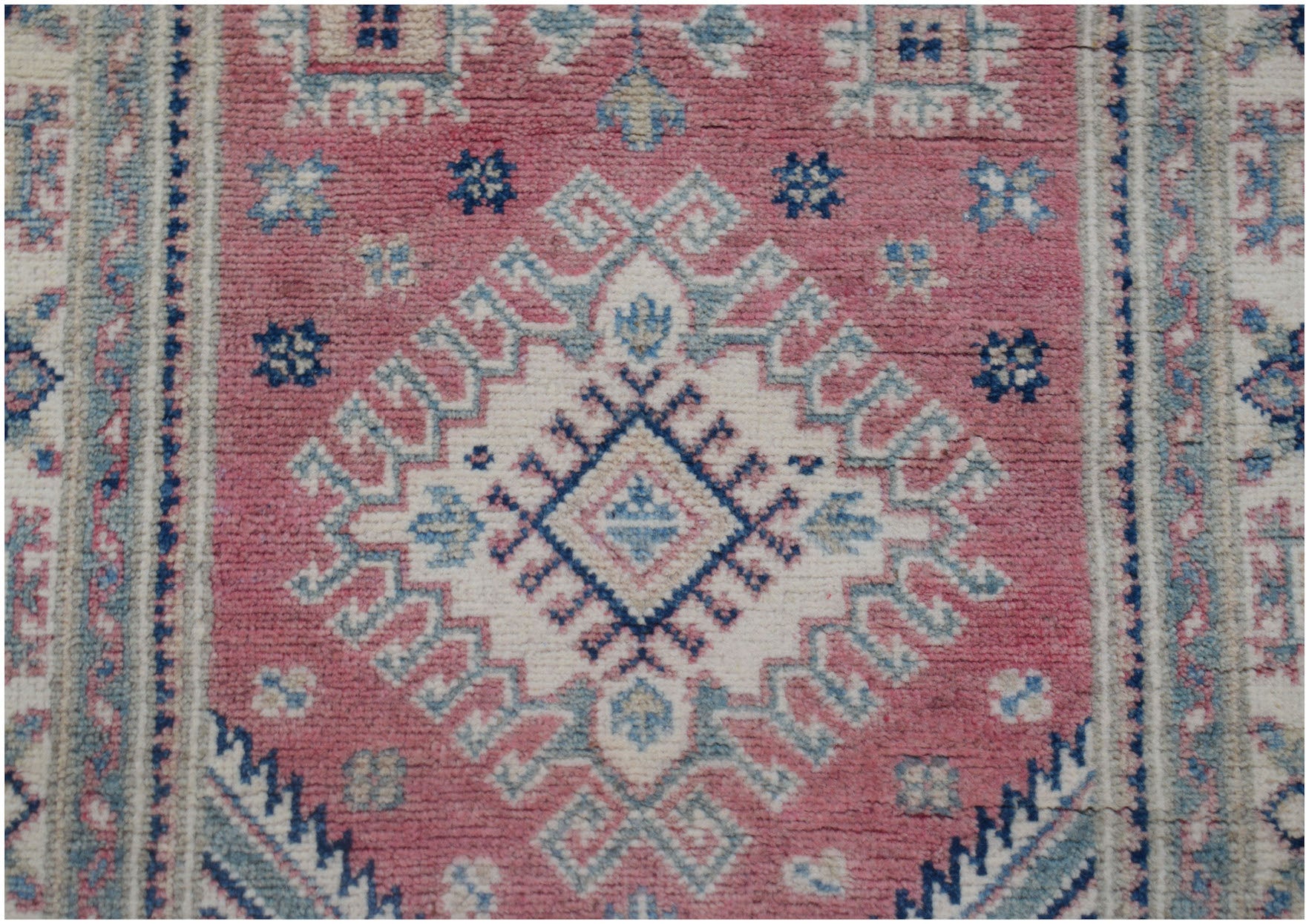 Handmade Afghan Kazakh Hallway Runner | 286 x 80 cm | 9'5" x 2'8" - Najaf Rugs & Textile