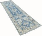 Handmade Afghan Kazakh Hallway Runner | 287 x 79 cm | 9'9" x 2'7" - Najaf Rugs & Textile