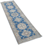 Handmade Afghan Kazakh Hallway Runner | 288 x 80 cm - Najaf Rugs & Textile